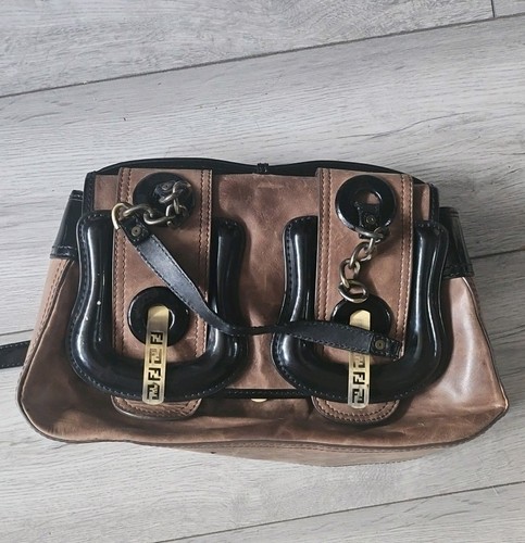 Borsa fendi pelle marrone - borsa,