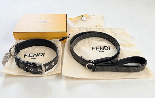 Collare cane fendi zucca - zucca, in