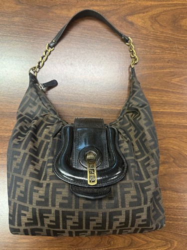 Borsa fendi fibbia - b, zucca
