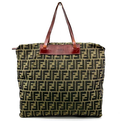 Borsa fendi zucca tela - zucca,