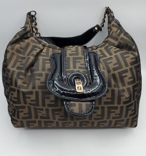 Borsa fendi fibbia zucca ff - fendi, b