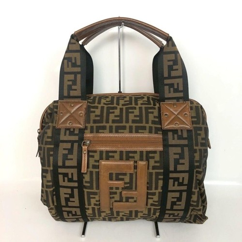 Borsa fendi zucca canvas tote - fendi,