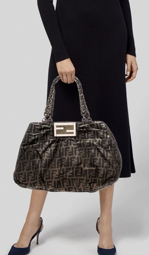 Borsa tracolla fendi marrone - a,